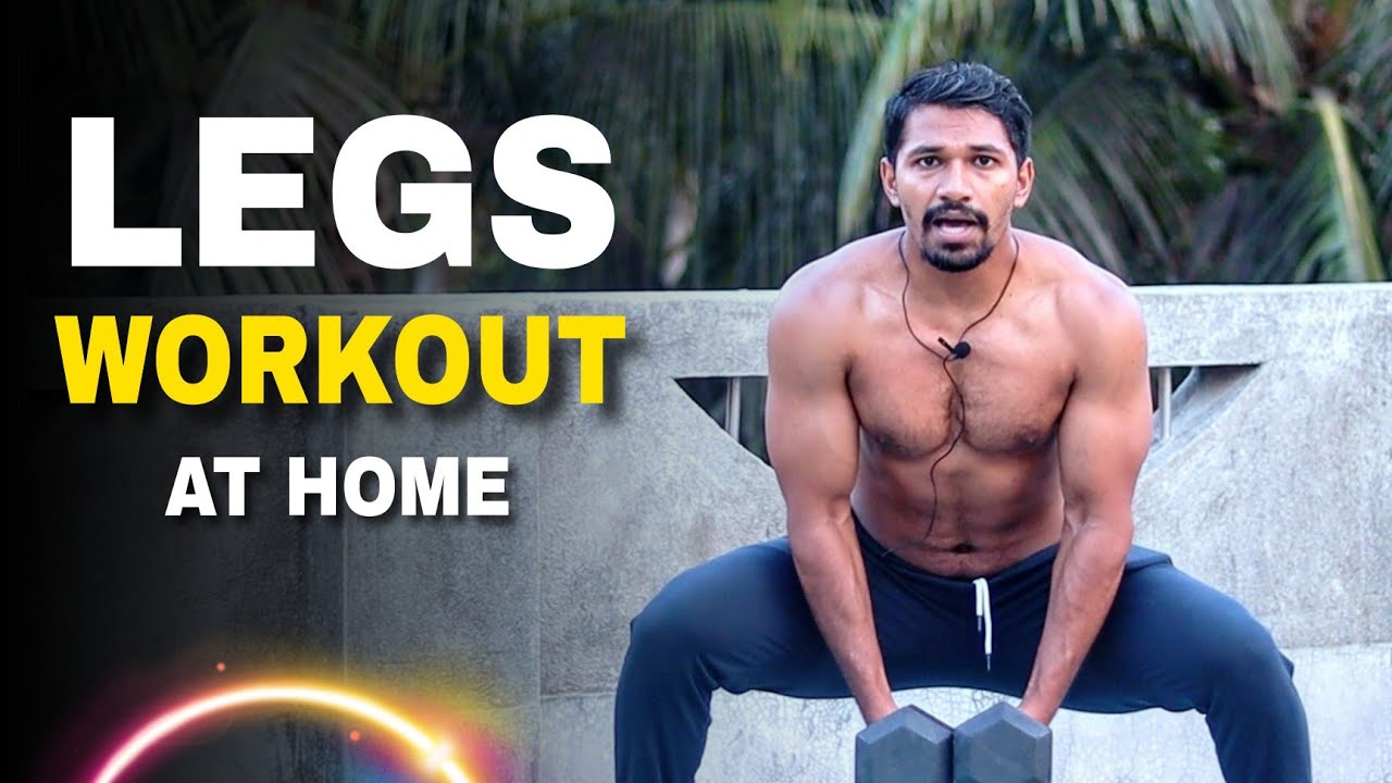 Legs Workout at Home with Dumbbells - YouTube