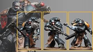 Painting EXECUTIONERS Space Marines - Even the awful camo scheme!