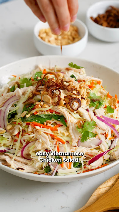THIS Vietnamese Chicken Salad 🤤 #easyrecipe