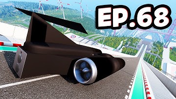Which Automation Mod Can Fly The Furthest On The NEW Car Jump Arena? PART 68 - BeamNG Mods
