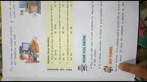 Class 3 Online with Computer, Chapter #2 Computer Care