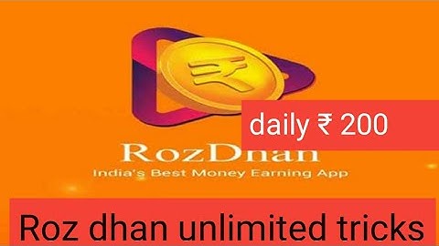 Roz dhan unlimited refer bypass tricks // Roz dhan unlimited tricks invite friends //daily 200₹ earn