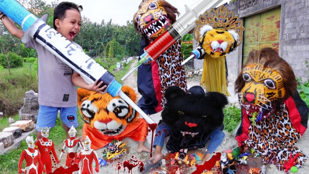 BARONGAN MUNTAH MAINAN HARUS DI SUNTIK || BARONGAN MACAN