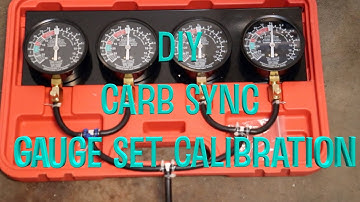 DIY Carb Sync Gauge Set Calibration