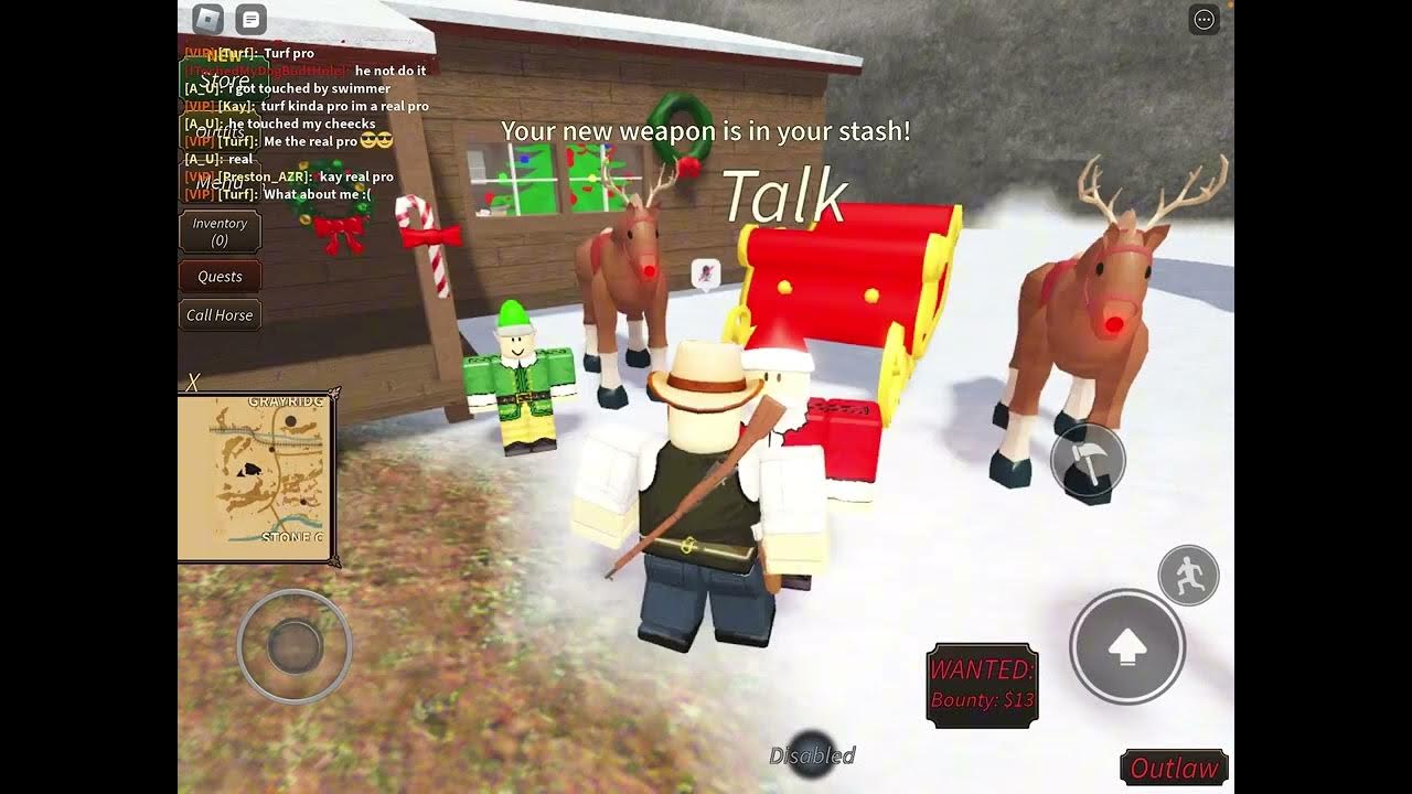 getting gingerbread sword in roblox westbound christmas event YouTube