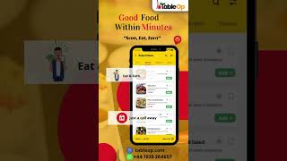 Good food, quick scan, and easy earnings. All just a click away! 🍔📱TableOp.