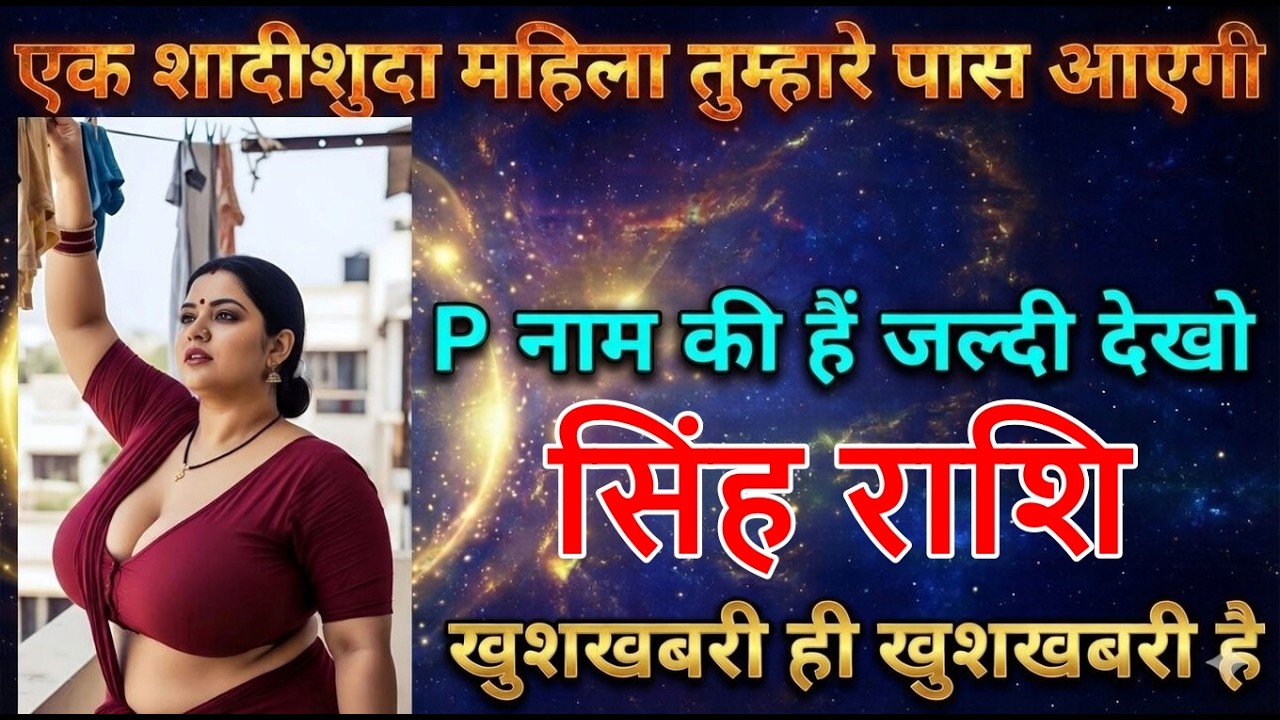 सिंह राशि वालों एक शादीशुदा महिला तुम्हारे पास आएगी P नाम की हैं जल्दी दोखो sinhrashi