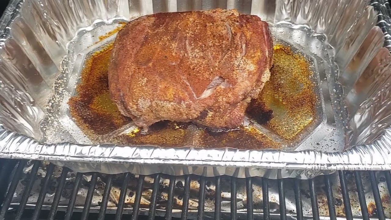 Boston Butt on my Pellet Grill. YouTube