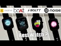 Best Budget Smartwatch Under Rs3000 | Realme Vs Fire Boltt Vs Noise Vs Boat | Full Comparison🔥