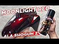 Membuat warna moonlight red dari cat semprot shogun z