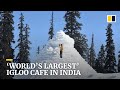 India’s giant igloo cafe on verge of breaking Guinness World Record