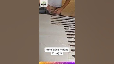 Bagru Hand Block Printing / Behind the Scene / Bagru print #handblockprint #bagruhandblockprint