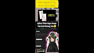 Tutorial Install Aplikasi Vtuber Terbaru di Android ( VIRTU APP) . Gini Caranya... screenshot 2