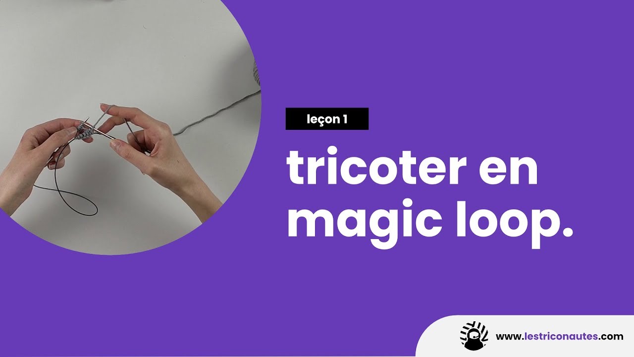 Comment tricoter en rond avec les aiguilles circulaires (magicloop) ? YouTube Comment tricoter en rond avec les aiguilles circulaires (magicloop) ? YouTube