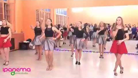 Lady style show New year party at Ipanema dance studio