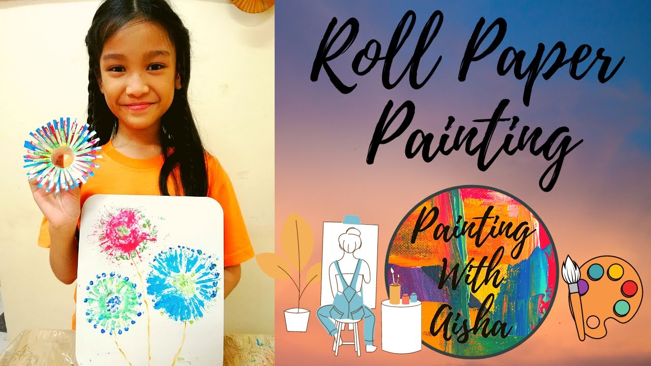Roll Paper Painting Techniques for Beginners YouTube