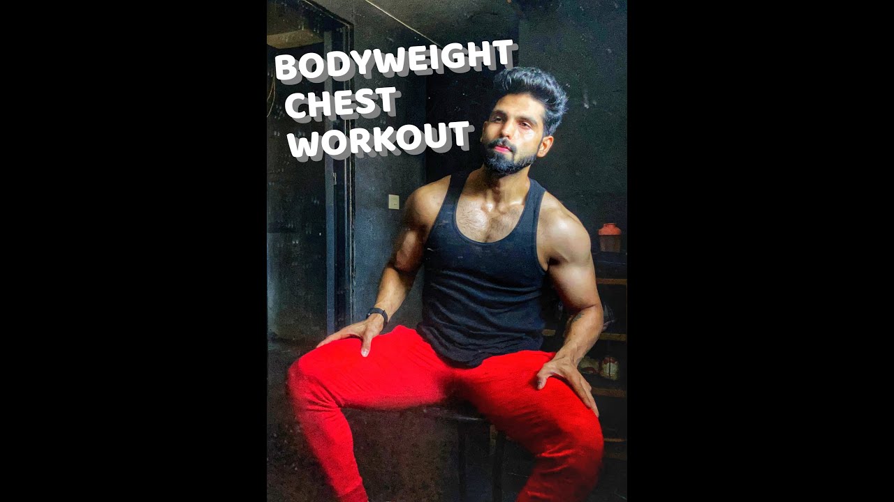 BODYWEIGHT CHEST &AB WORKOUT AT HOME/GYM FOR BEGINNERS| FOR SHREDDED ...