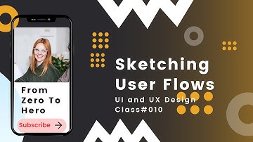 0010 Sketching User Flows | Zero to Mastery | UI/UX Design Course