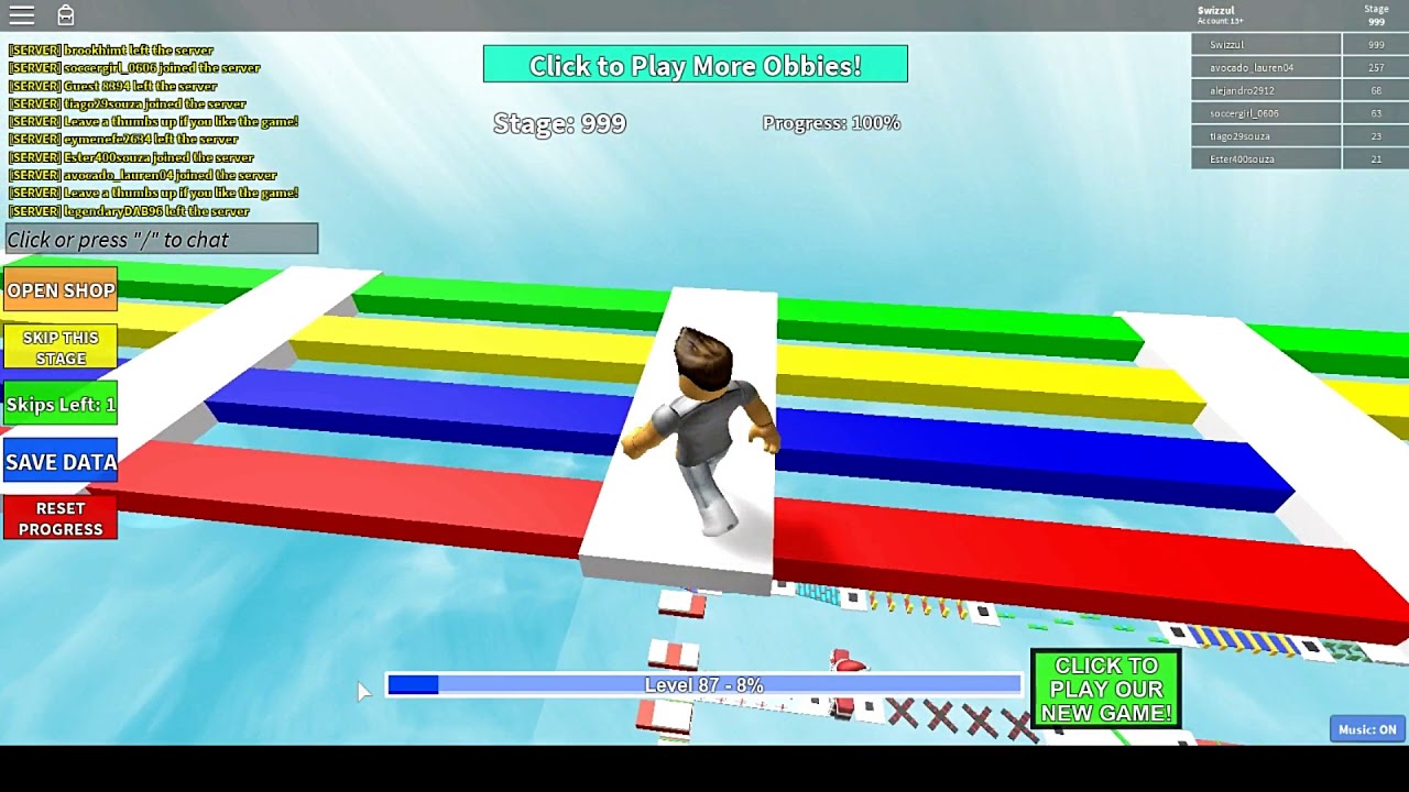 Roblox Mega Fun Obby Walkthrough Complete Course By Mugge47 - halloween obby original mega fun obby roblox