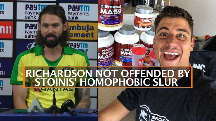 RICHARDSON NOT OFFENDED BY STOINIS’ HOMOPHOBIC SLUR