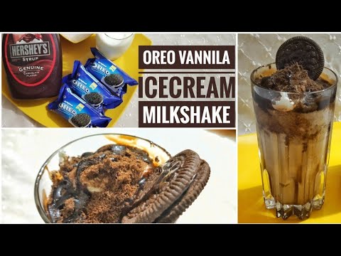 oreo-vanilla-ice-cream-milkshake-||-tasty-oreo-cookies-milkshake-recipe