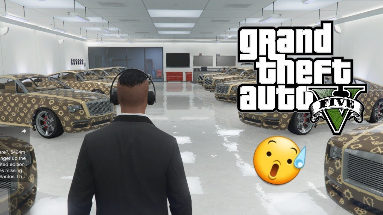 How to go get a garage full Of Windsor (Louis Vuitton Car) in GTA 5 Online  