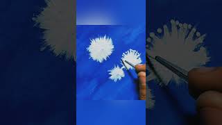 Dandelion painting for beginners || Easy dandelion flower painting  #art #painting #viral #shorts