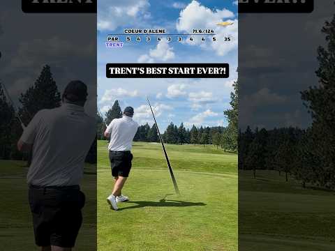 Trent’s BEST START EVER?! 9 holes at Coeur d’Alene, presented by @Chevrolet #Ad