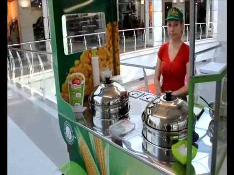 оборудование для варки кукурузы магкорн - YouTube