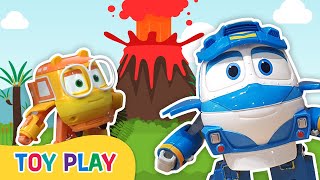 Toy Play Volcanic Island Went Boom Robot Trains Toy Play