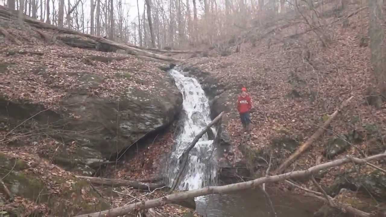 The Unnamed Waterfall on Dulaney Valley Branch in Pheonix Maryland