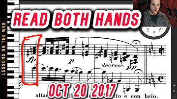 Reading Music With Both Clefs Live Stream October 20th 2017