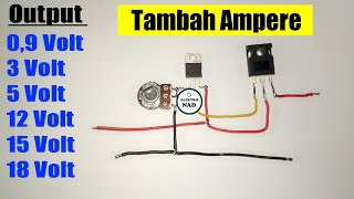 Скачать Rangkaian penurun tegangan (Regulator LM317 dengan tip3055) Mp3 и видео