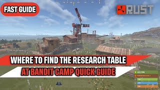 Where to Find the Bandit Camp Research Table Rust Quick Guide