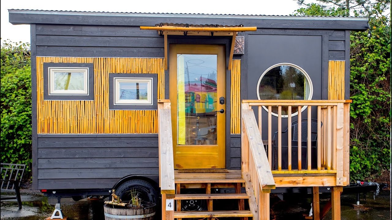 BAMBOO Tiny House with Japanese Style for 2 Adults YouTube
