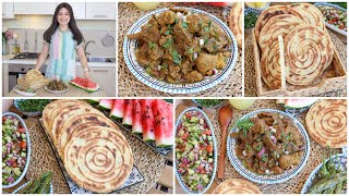 عيد الإضحى🐏قلاية لحم تونسية فاوحة لنهار العيد بكل تفاصيلها😍خبز عربي بالسميد على الغناي بنة لاتقاوم😋