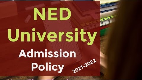 NED Admissions Update I 2021-2022