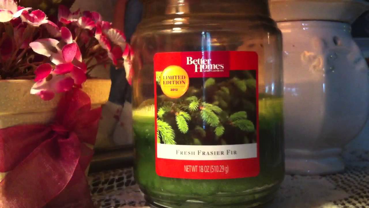 Better Homes Garden Holiday Candle Review Youtube