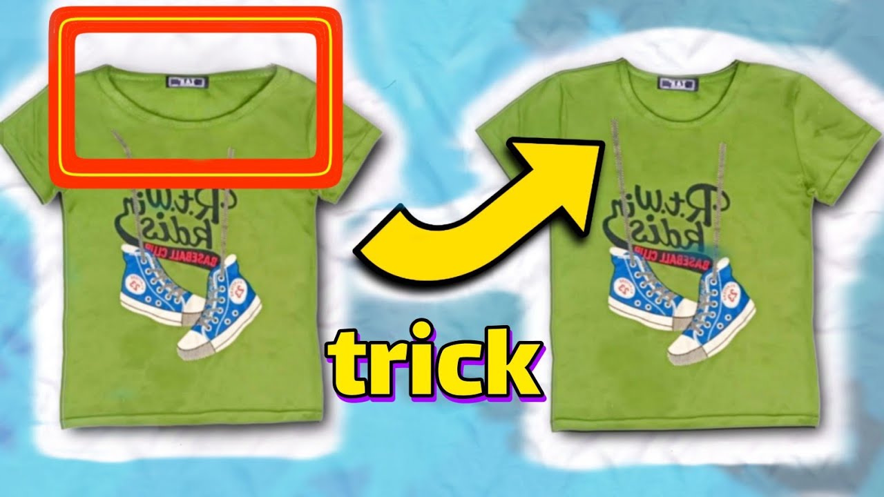 DIY BASIC TUTORIAL TIGHTENING the TSHIRT COLLAR (REVERSIBLE) YouTube