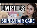 Skin and hair care EMPTIES 2020| Dr Dray