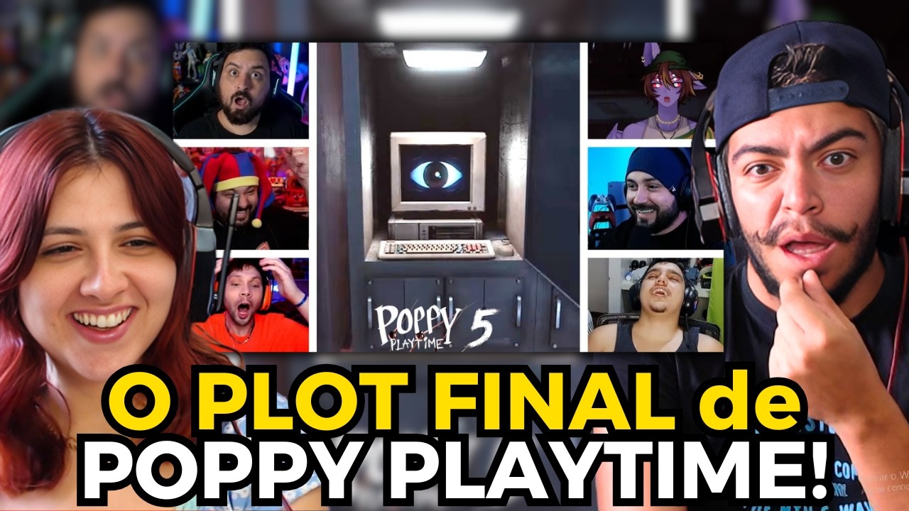 YOUTUBERS REAGINDO A VOLTA DO THE DOCTOR EM POPPY PLAYTIME 5! PARTE 1 | REACT