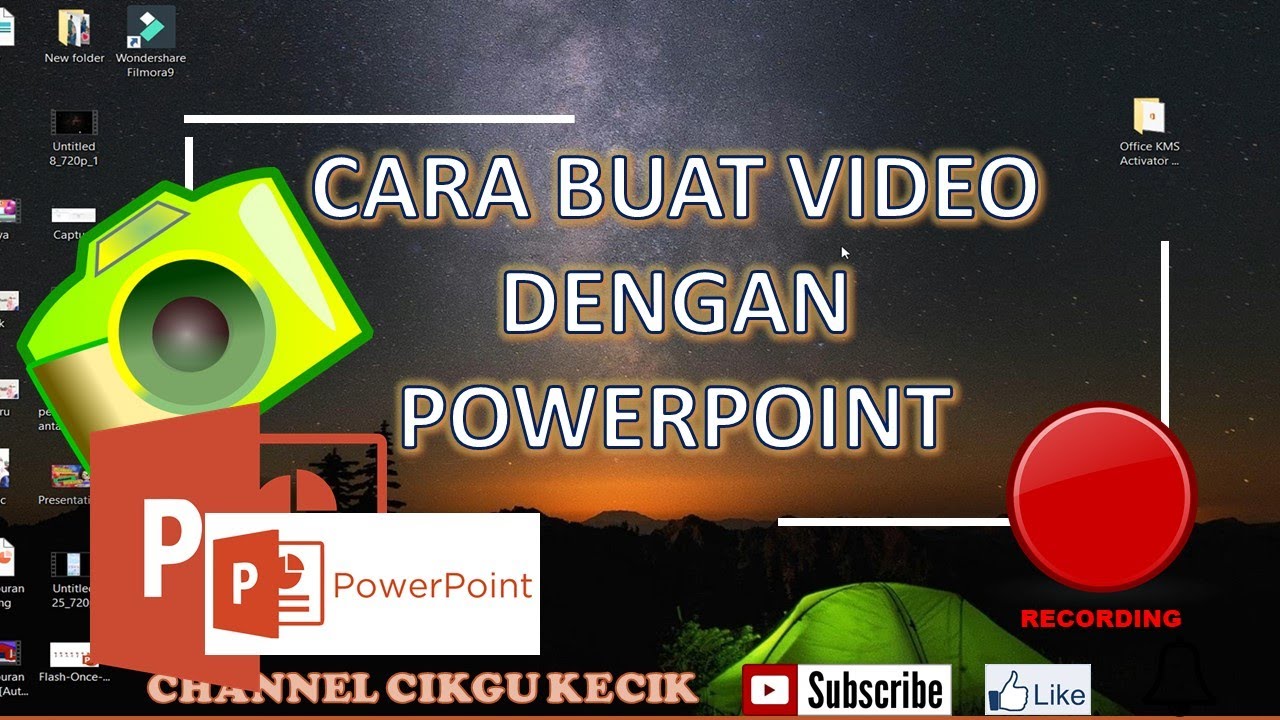  CARA MUDAH  BUAT VIDEO DENGAN POWERPOINT YouTube