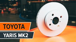 Как заменить передние тормозные диски на TOYOTA YARIS Mk2 [ВИДЕОУРОК AUTODOC]