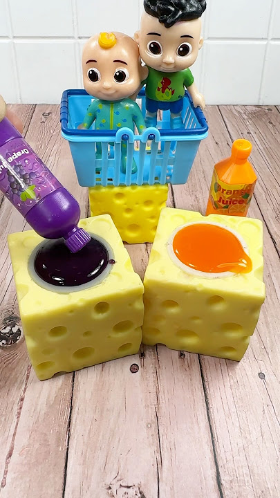 Cute Little Cocomelon with His Juices 😎😱😘#shorts #fidgets #memes #satisfying #cocomelon #toys
