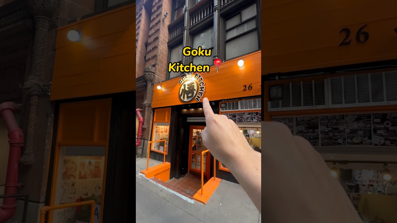 Best eats in New York City! Dragon ball themed restaurant – Goku Kitchen📍