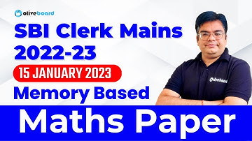 SBI Clerk Mains Quant Memory Based Paper 2022 || Complete Paper Solution By Lokesh Sir