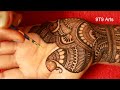Karva Chauth Special Easy Mehndi Design for Front Hands||Best Arabic Henna||New Floral Henna Designs