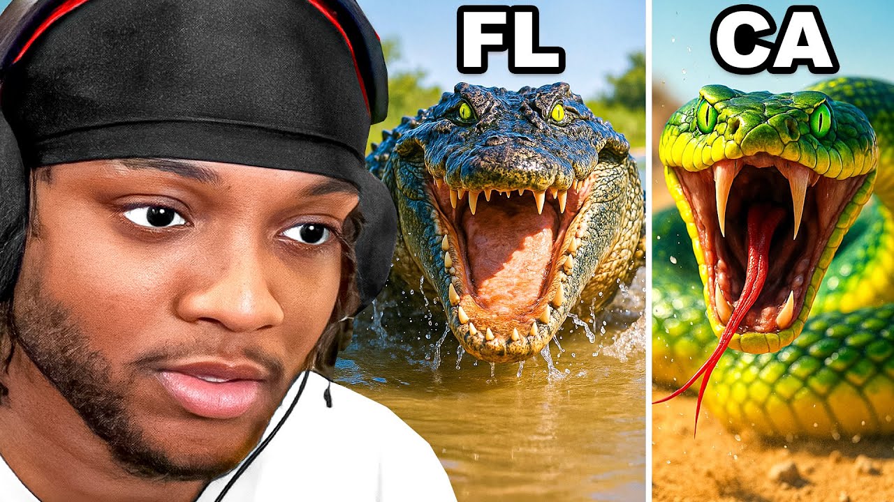 YourRAGE Reacts To The Deadliest Animals In Each State!