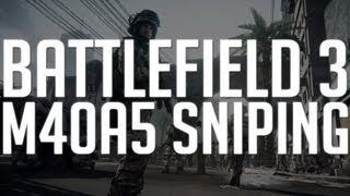 Battlefield 3 Live: M40A5 Sniping on Grand Bazaar