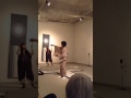 「feel」より　✴︎Ryncoのfeeling voiceと 宙子の墨と水のアートライヴ✴︎ 2017.5.6 宇フォーラム美術館